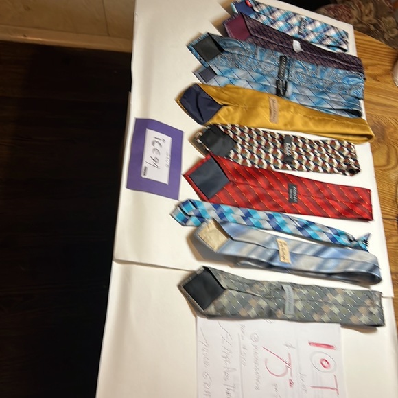 Ten Mens NeckTies a ten pack for $75.00 plus $8.50 shipping including Sean John - Picture 5 of 9